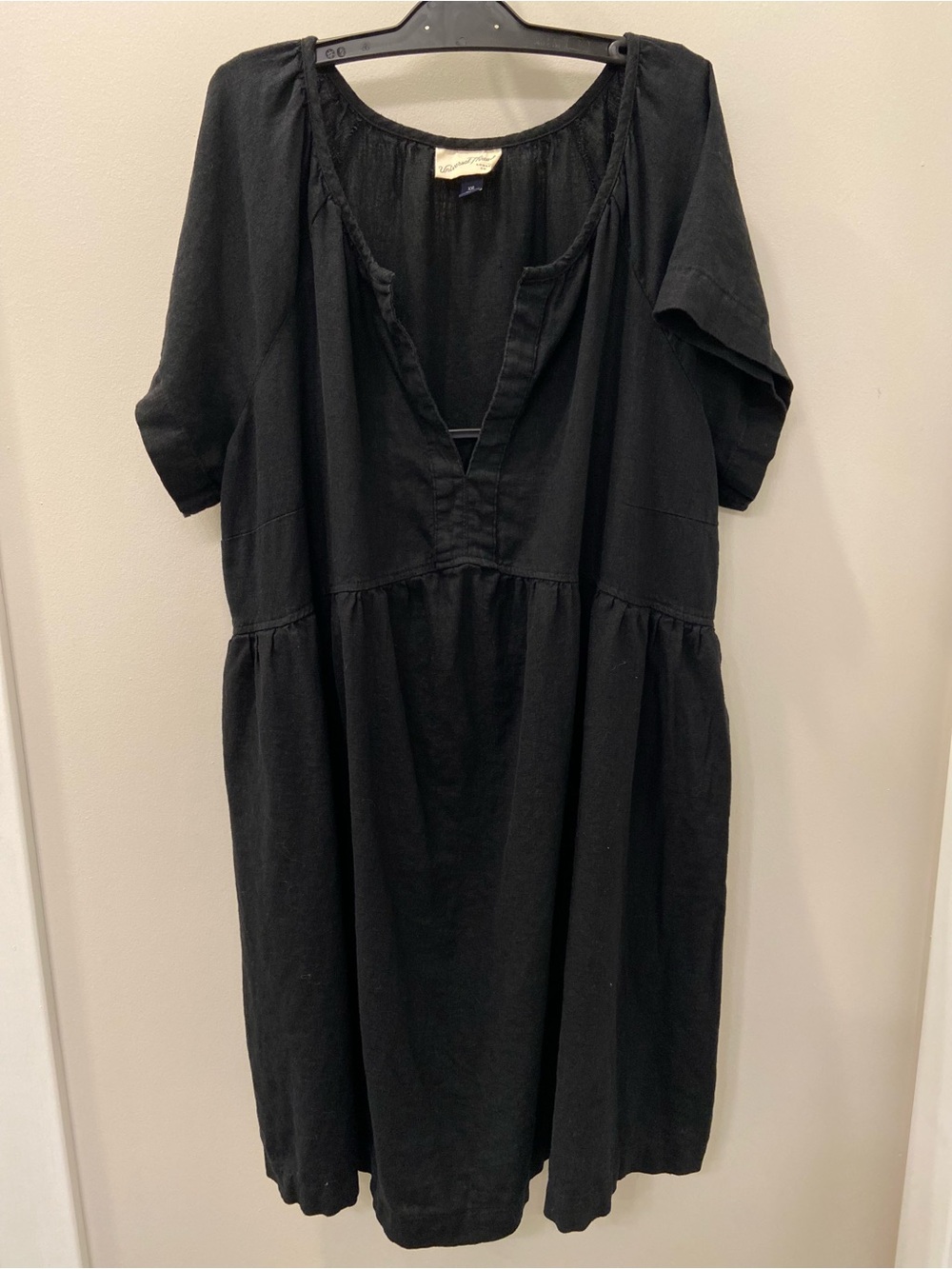 Universal Thread Black Peasant Dress